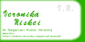 veronika miskei business card